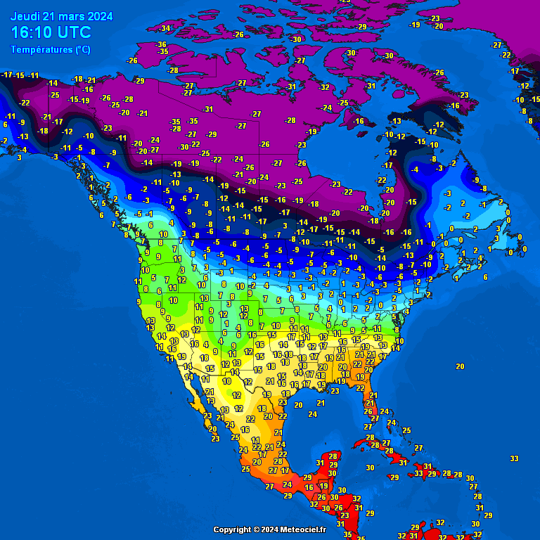 North-America-temperatures-11 Temperatures North America #USA (Temperatura în America de Nord)