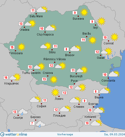 Prognoza-meteo-Romania-9-Martie-2024-ziua Prognoza meteo România  9 - 10 Martie 2024 #România