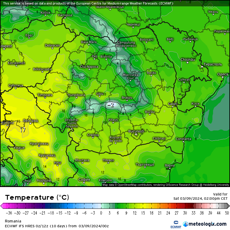 Temperaturi-astazi-7 Prognoza meteo România  9 - 10 Martie 2024 #România