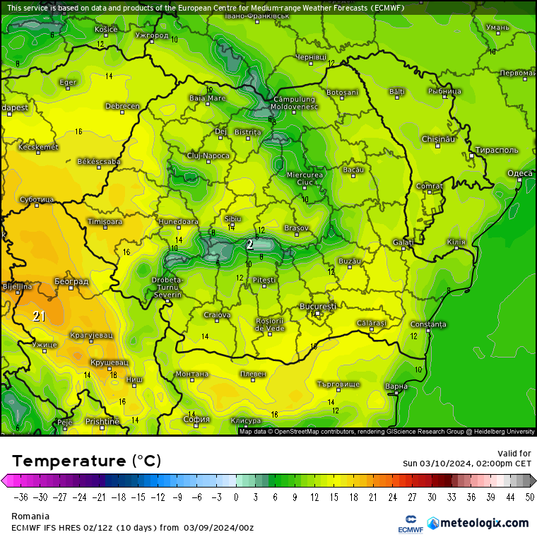 Temperaturi-maine-7 Prognoza meteo România  9 - 10 Martie 2024 #România