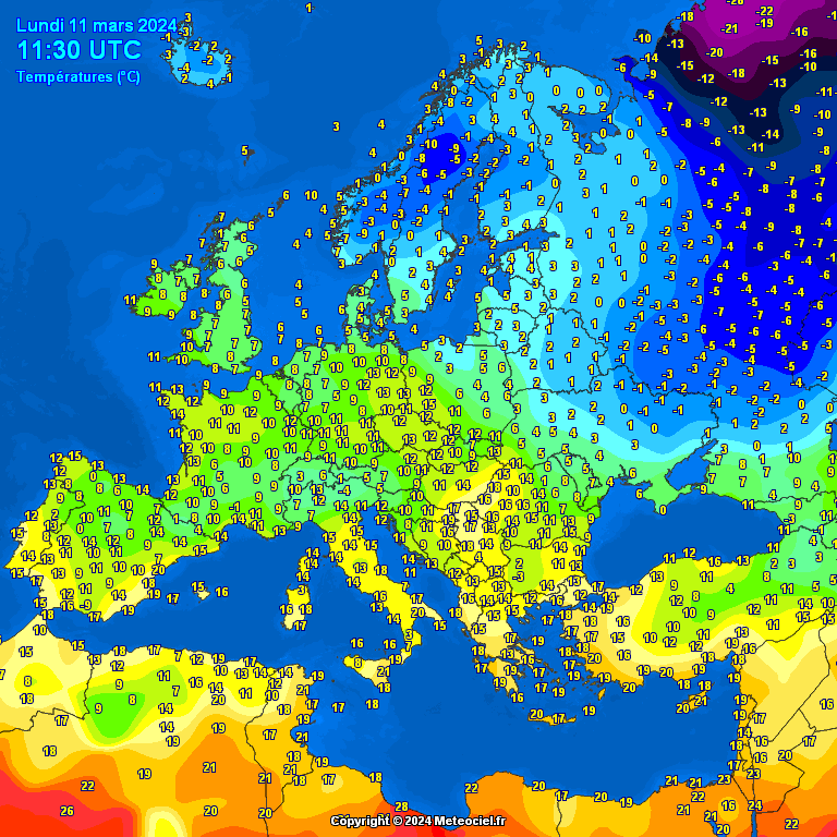 temperatures-Europe-6 Temperatures Europe at noontime (Temperaturile pranzului în Europa)