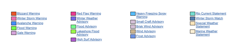 weather-warnings-15 USA weather warnings #rainfall (Avertizari meteo în USA)