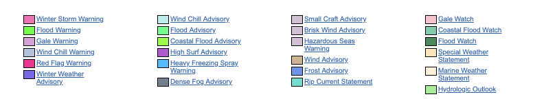 weather-warnings-5 USA weather warnings #rainfall (Avertizari meteo în USA)