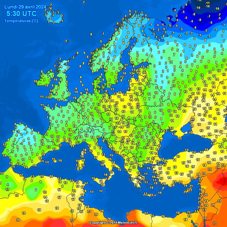 Europe-morning-temperatures-1-14 Europe morning temperatures (Temperaturi în Europa)