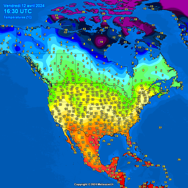 North-America-temperatures-4 Temperatures North America (Temperaturi în America de Nord)