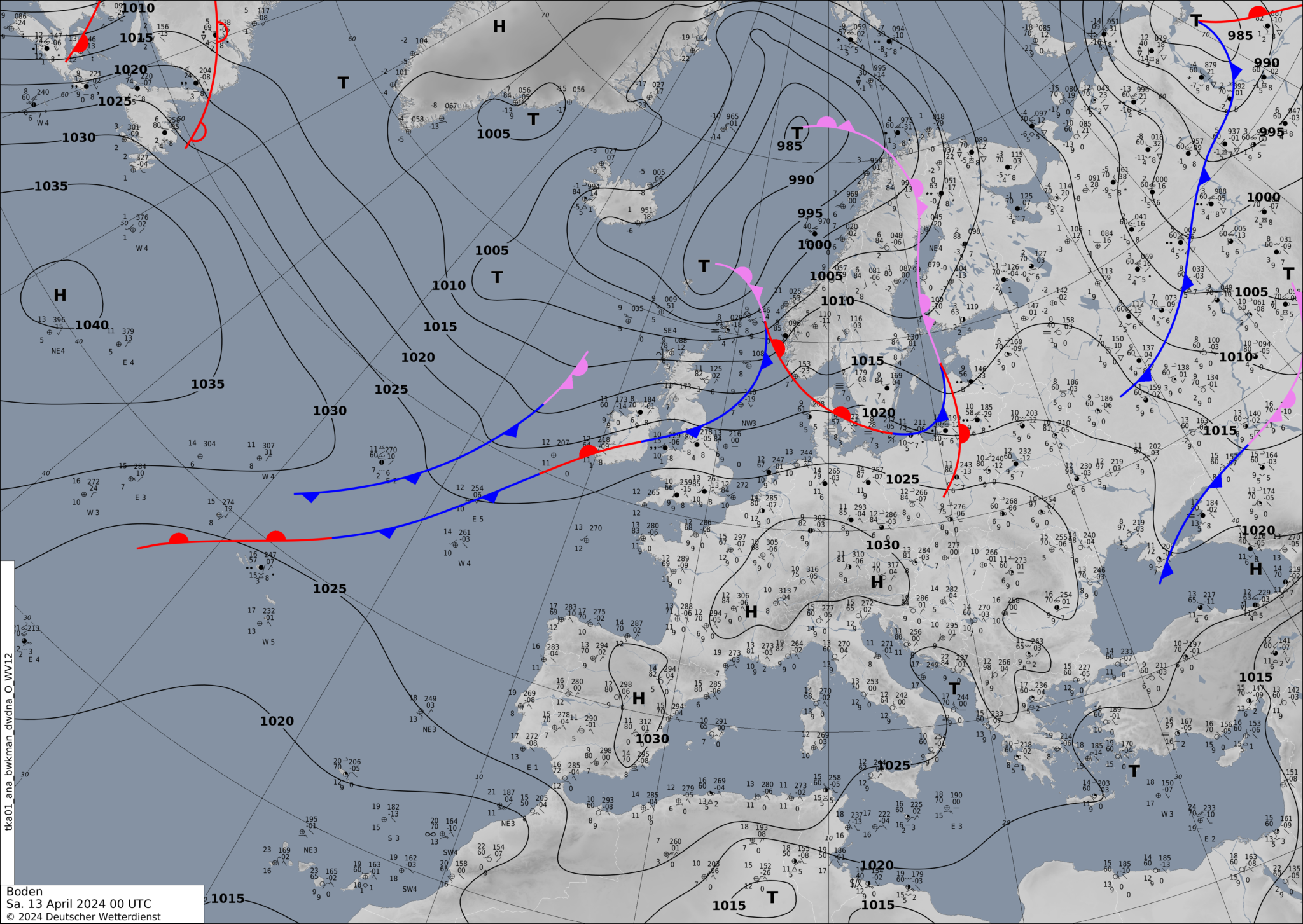 Sinoptic-chart-Europe-11-2048x1453 Europe weather forecast 48h (Prognoza meteo Europa). Radar