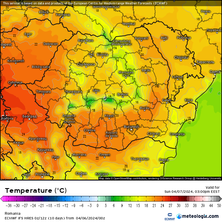 Temperaturi-maine-5 Prognoza meteo România  6 - 7 Aprilie 2024 #România