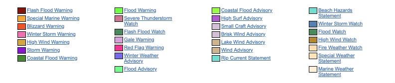 weather-warnings-8 USA weather warnings forecast (Avertizări meteo USA)