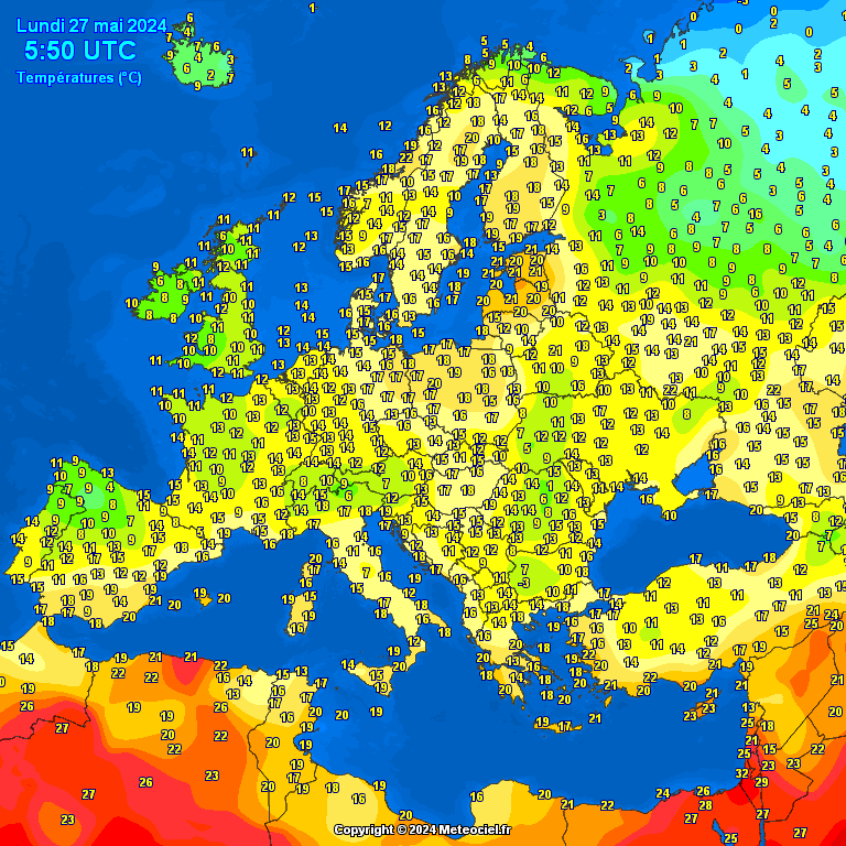 Europe-morning-temperature