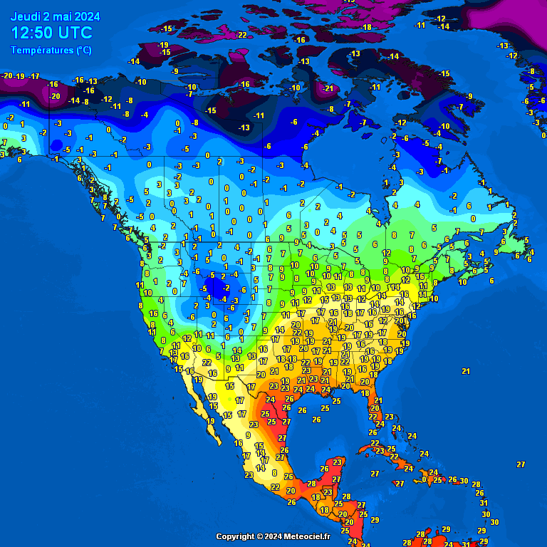 Temperatures-North-America-