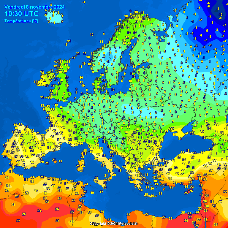 Europe-noontime-temperatures-1-3 Europe noontime temperatures for you. Compare and watch.