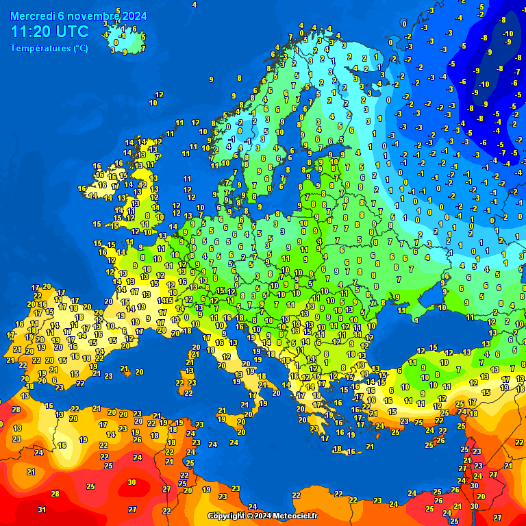 Europe-noontime-temperatures Europe noontime temperatures for you. Compare and watch.