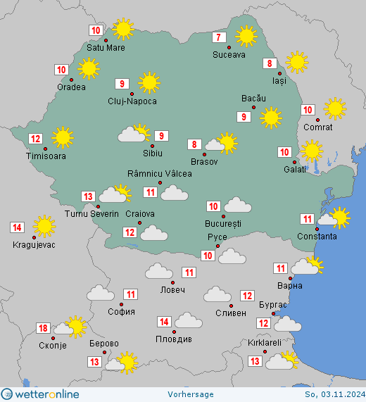 Prognoza-meteo-Romania-3-Noiebrie-2024-ziua Prognoza meteo România 2 - 3 Noiebrie 2024. Răcire accentuată a vremii.