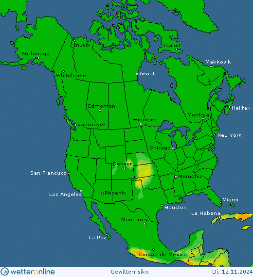 Thunderstorm-Probability_20241112_nam-1 Thunderstorm forecast in Europe, North America and Asia. Warning watch.