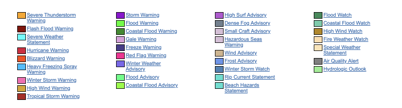 Weather-warnings-1 Weather warnings forecast in USA. Exclusive weather watch.