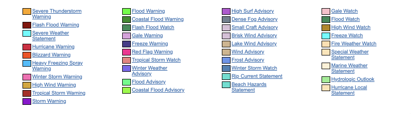 Weather-warnings-2 Weather warnings forecast in USA. Exclusive weather watch.