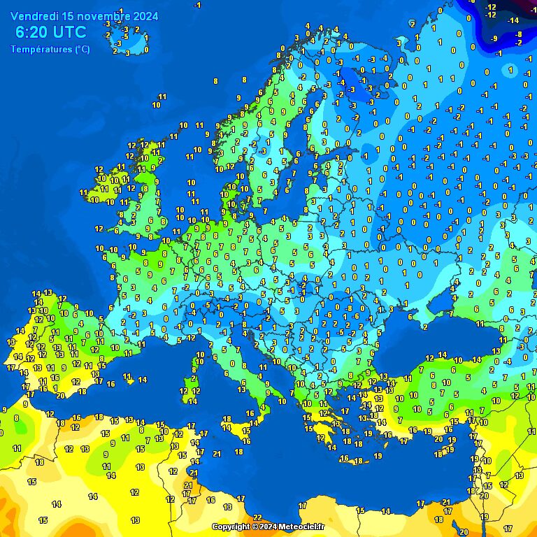 tempImage6BrMcQ Europe morning temperatures for you. Compare and watch.