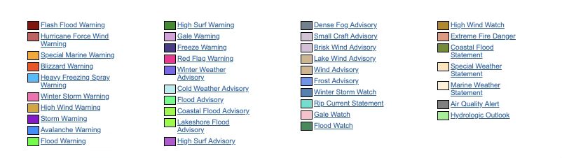 tempImage9SjmNc Weather warnings forecast in USA. Exclusive weather watch.