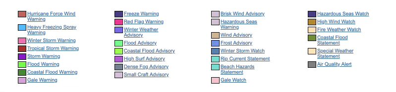 tempImageAM72qY Weather warnings forecast in USA. Exclusive weather watch.