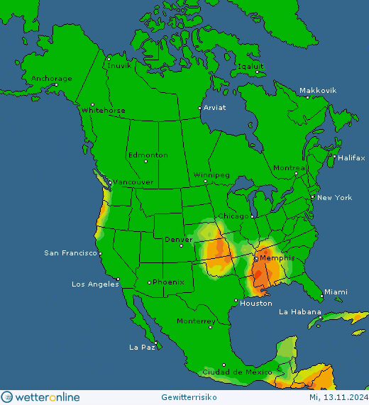 tempImageT35QAW Thunderstorm forecast in Europe, North America and Asia. Warning watch.