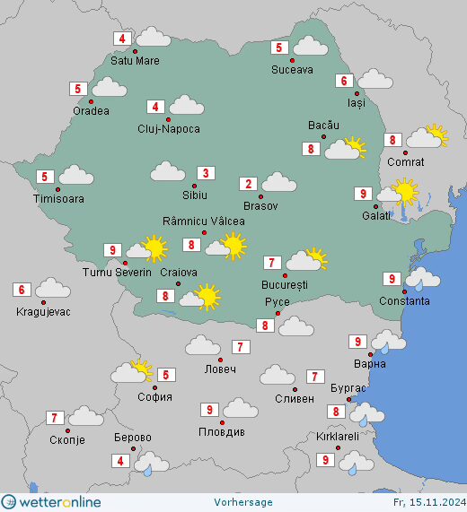 tempImageZ0aKdI Prognoza meteo România 15 Noiembrie 2024. Vreme mohorâtă.