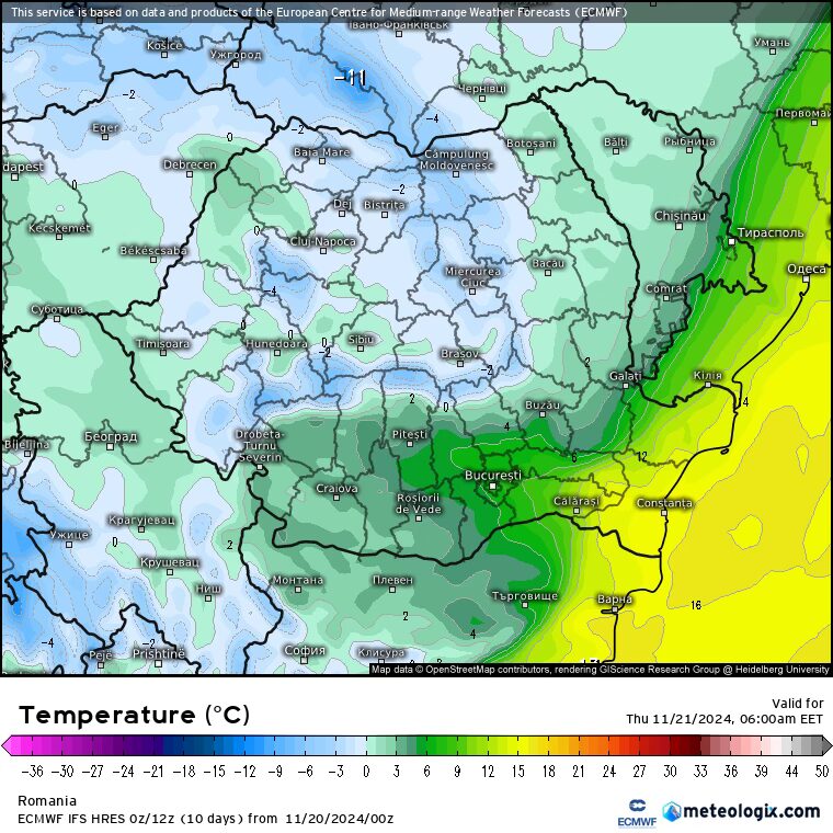 tempImagezxpkmg Prognoza meteo România 20 Noiembrie 2024. vremea se răcește.