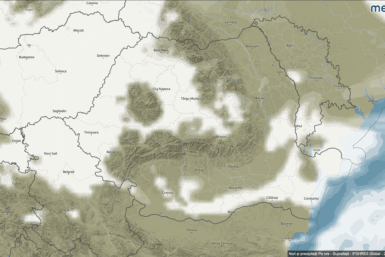 Prognoza meteo România 31 Decembrie 2024. Regim termic normal.